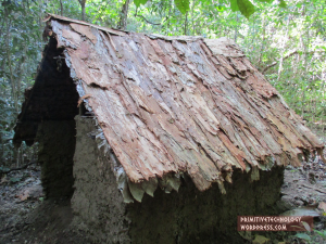 Bark roof